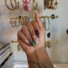 "Touch Grass" Nails